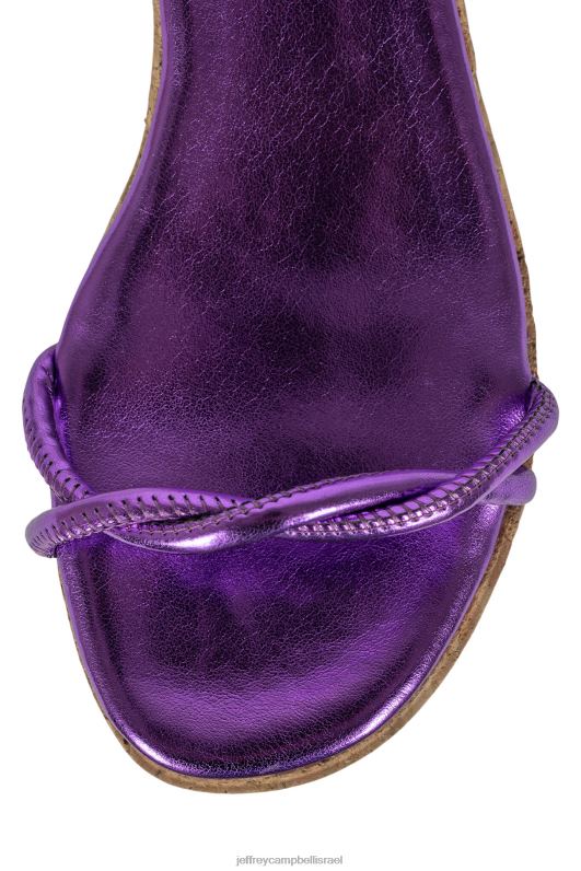 il Jeffrey Campbell קמיליה סנדל פלטפורמה נשים סגול מתכתי NN6N61168