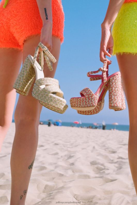 il Jeffrey Campbell יאכטית סנדל פלטפורמה נשים רב כחול NN6N61169