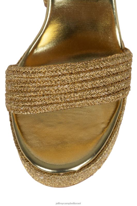 il Jeffrey Campbell יאכטית סנדל פלטפורמה נשים זהב NN6N61172