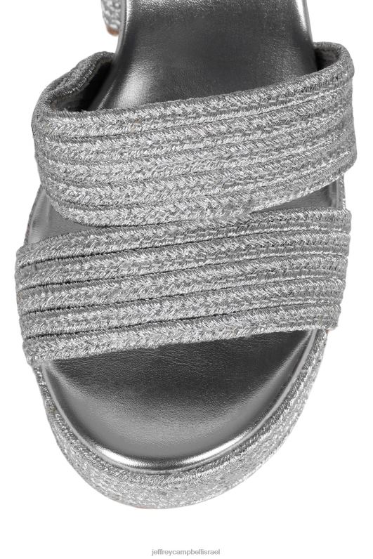 il Jeffrey Campbell לצעוק סנדל פלטפורמה נשים כסף NN6N61175