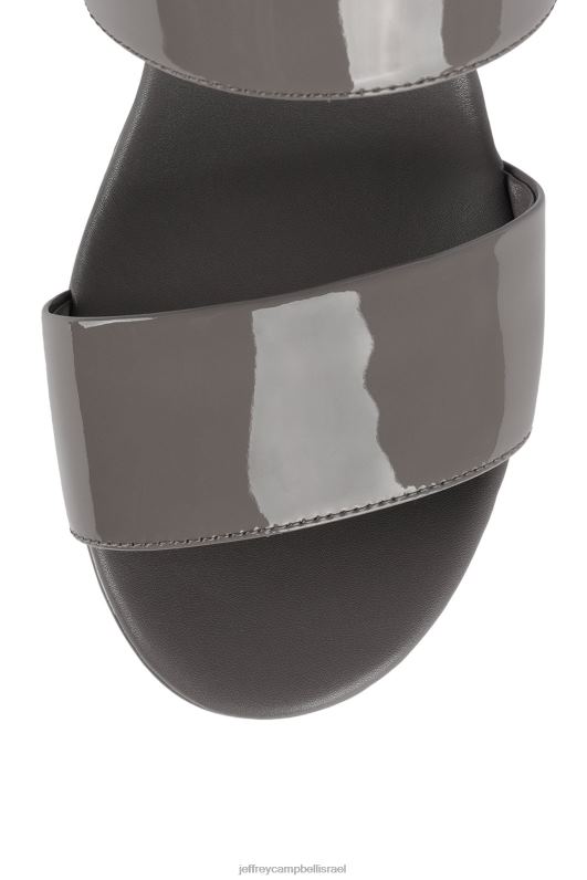 il Jeffrey Campbell מְצוּבּרָח סנדל פלטפורמה נשים פטנט אפור NN6N61187