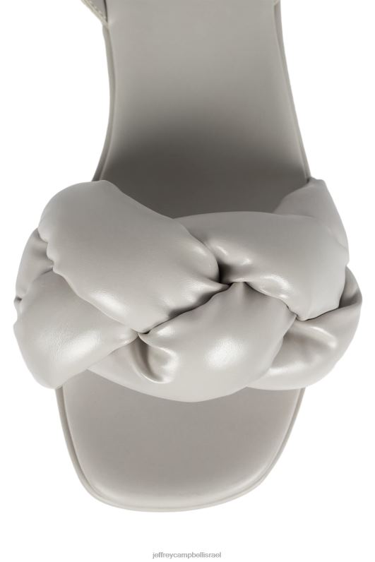 il Jeffrey Campbell קָלוּעַ סנדל פלטפורמה נשים אפור בהיר NN6N61197