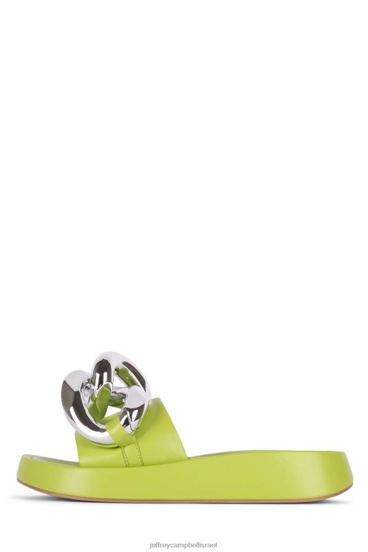 il Jeffrey Campbell אפירוס סנדל פלטפורמה נשים כסף ירוק NN6N61210