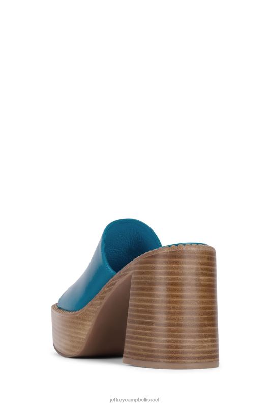 il Jeffrey Campbell קוֹנצֶרט סנדל פלטפורמה נשים ערימת פוליש טבעי כחול NN6N61211