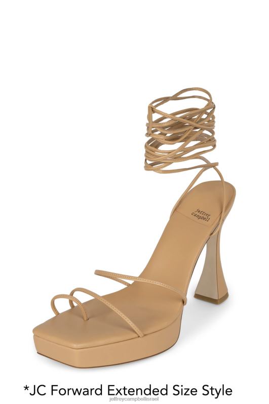 il Jeffrey Campbell איסלא-בון סנדל פלטפורמה נשים טִבעִי NN6N61213