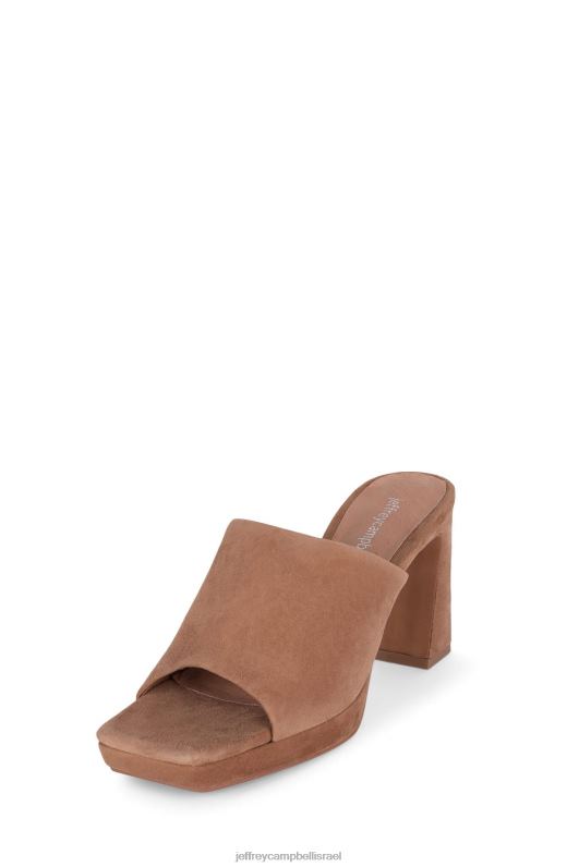 il Jeffrey Campbell קַוויָאר סנדל פלטפורמה נשים זמש שזוף מאובק NN6N61216