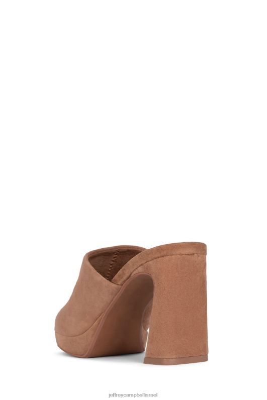 il Jeffrey Campbell קַוויָאר סנדל פלטפורמה נשים זמש שזוף מאובק NN6N61216