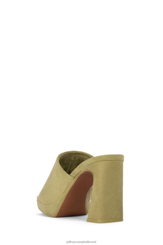 il Jeffrey Campbell קַוויָאר סנדל פלטפורמה נשים זמש ירוק NN6N61217