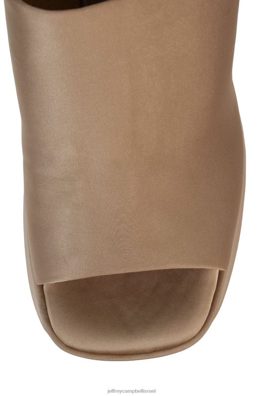 il Jeffrey Campbell גבוה סנדל פלטפורמה נשים סאטן בצבע בז' כהה NN6N61220