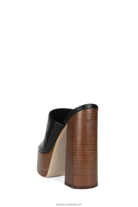 il Jeffrey Campbell לונה-לוב סנדל פלטפורמה נשים ערימת פולנית בצבע שחור NN6N61222