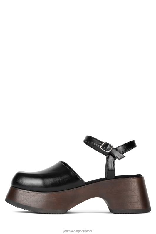 il Jeffrey Campbell לא בתפקיד משאבת פלטפורמה נשים חום שחור NN6N6123