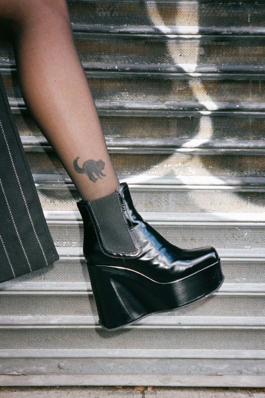 il Jeffrey Campbell היפד אתחול פלטפורמה נשים קופסה שחורה NN6N61234