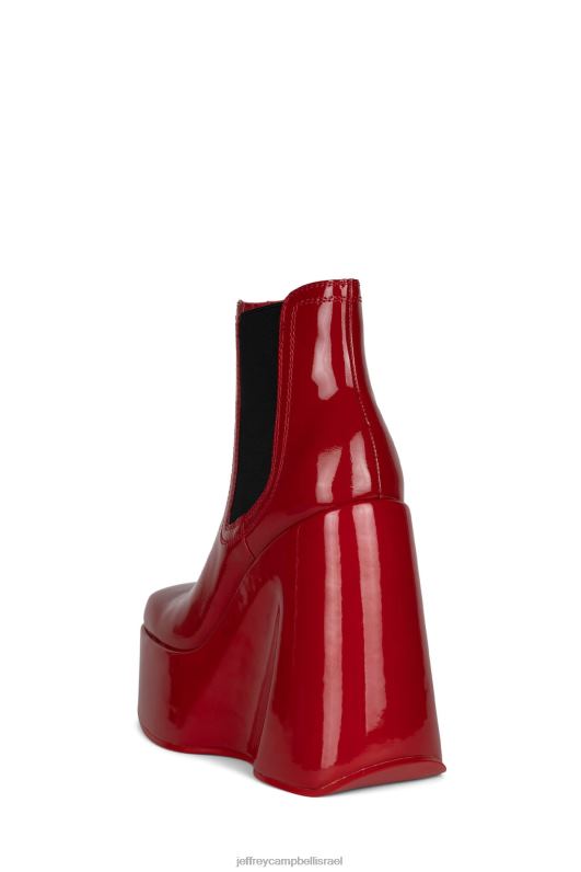 il Jeffrey Campbell היפד אתחול פלטפורמה נשים פטנט אדום NN6N61235