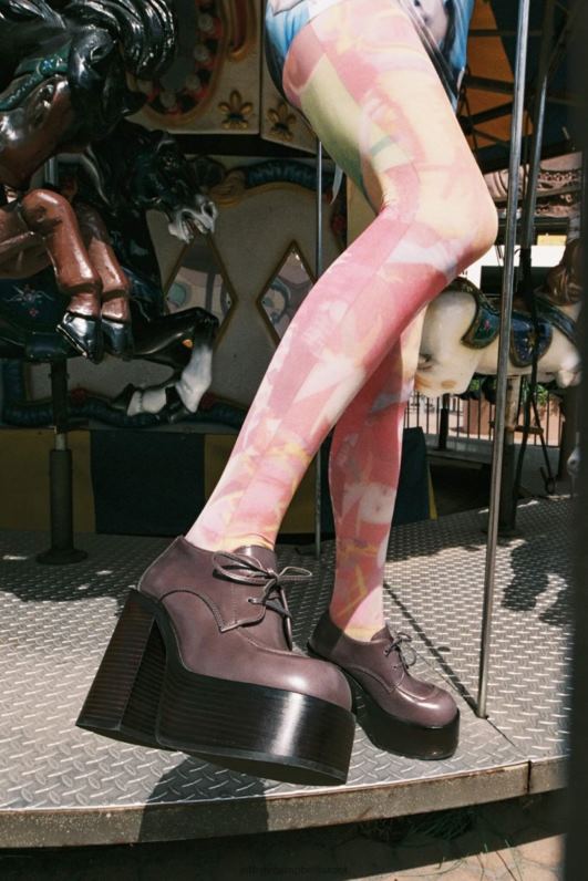 il Jeffrey Campbell ללכת-זה משאבת פלטפורמה נשים אפור NN6N61243