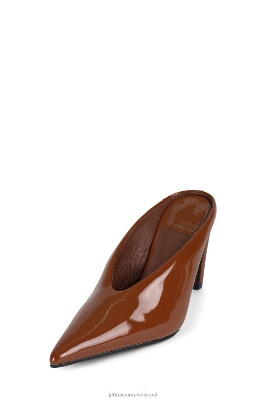 il Jeffrey Campbell זמזום משאבת עקב נשים פטנט שזוף NN6N6124