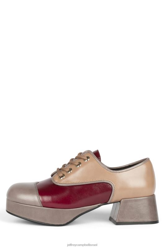 il Jeffrey Campbell בית ספר משאבת פלטפורמה נשים בז' סגול אפור NN6N61258