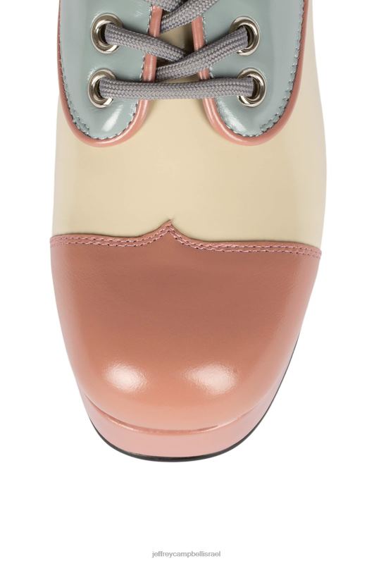 il Jeffrey Campbell בית ספר משאבת פלטפורמה נשים כחול שמנת סגול NN6N61259