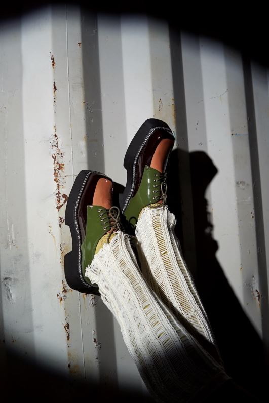 il Jeffrey Campbell סֵפֶר משאבת פלטפורמה נשים מולטי שזוף חום NN6N61260