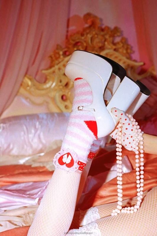 il Jeffrey Campbell מרי-י משאבת פלטפורמה נשים פטנט קמטי שנהב NN6N61282