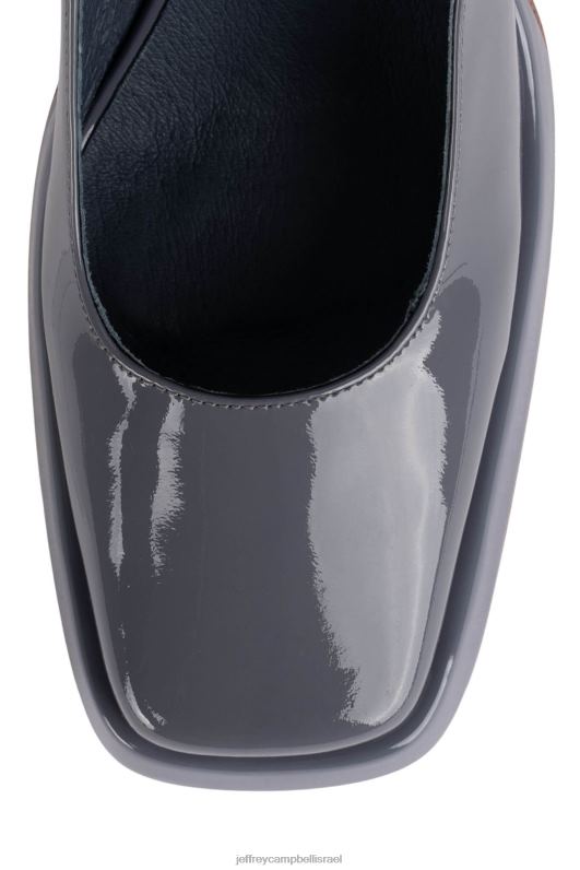 il Jeffrey Campbell קהה-צ' משאבת פלטפורמה נשים פטנט חיל הים המאובק NN6N61283