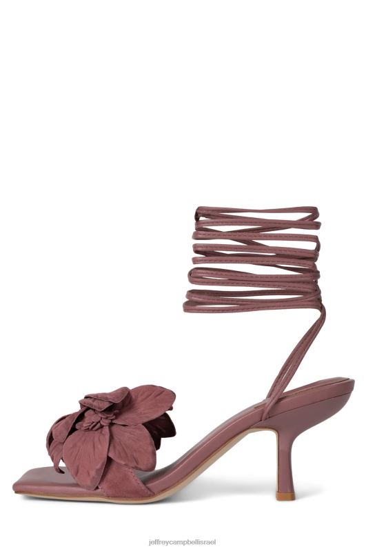 il Jeffrey Campbell מַהוּת סנדל עם עקבים נשים זמש ורוד NN6N6129