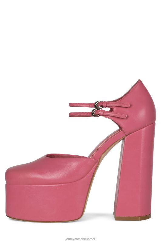 il Jeffrey Campbell ליילה משאבת פלטפורמה נשים קמט ורוד NN6N61292