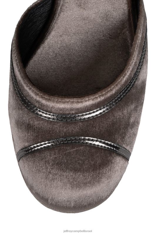 il Jeffrey Campbell נמוך משאבת פלטפורמה נשים בדיל קטיפה בצבע חום NN6N61293