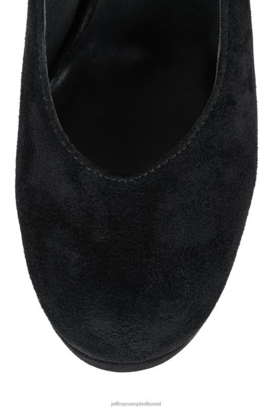 il Jeffrey Campbell להמר על זה משאבת פלטפורמה נשים זמש שחור NN6N61306