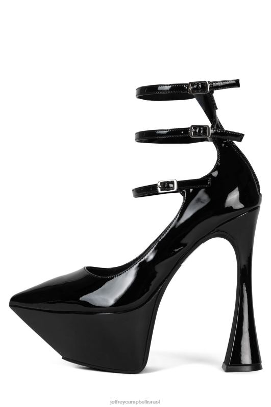 il Jeffrey Campbell בִּיוּן משאבת פלטפורמה נשים פטנט שחור NN6N61311