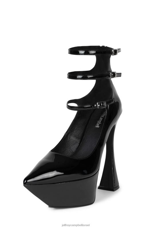 il Jeffrey Campbell בִּיוּן משאבת פלטפורמה נשים פטנט שחור NN6N61311