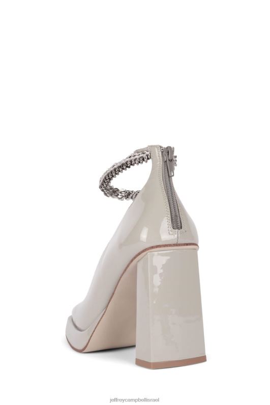il Jeffrey Campbell קהה-צ' משאבת פלטפורמה נשים פטנט אפור NN6N61312