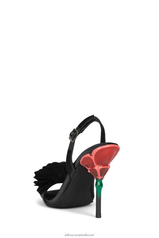 il Jeffrey Campbell ורדים משאבת עקב נשים סאטן שחור NN6N61313