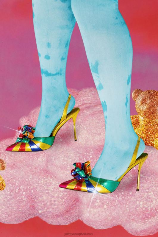 il Jeffrey Campbell מסיבה טובה משאבת עקב נשים שחור מטאלי כסף NN6N61315