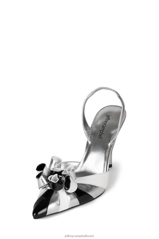 il Jeffrey Campbell מסיבה טובה משאבת עקב נשים שחור מטאלי כסף NN6N61315