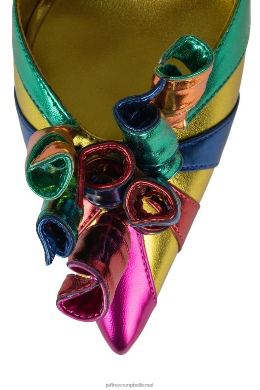 il Jeffrey Campbell מסיבה טובה משאבת עקב נשים מולטי מתכתי זהב מאובק NN6N61316