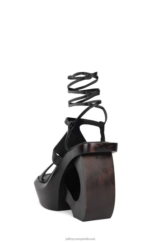 il Jeffrey Campbell לְהַעֲרִיץ סנדל פלטפורמה נשים חום שחור NN6N6131