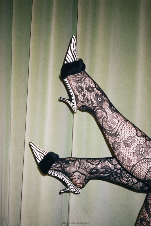 il Jeffrey Campbell טָעִים משאבת עקב נשים זברה שחורה לבנה NN6N61321