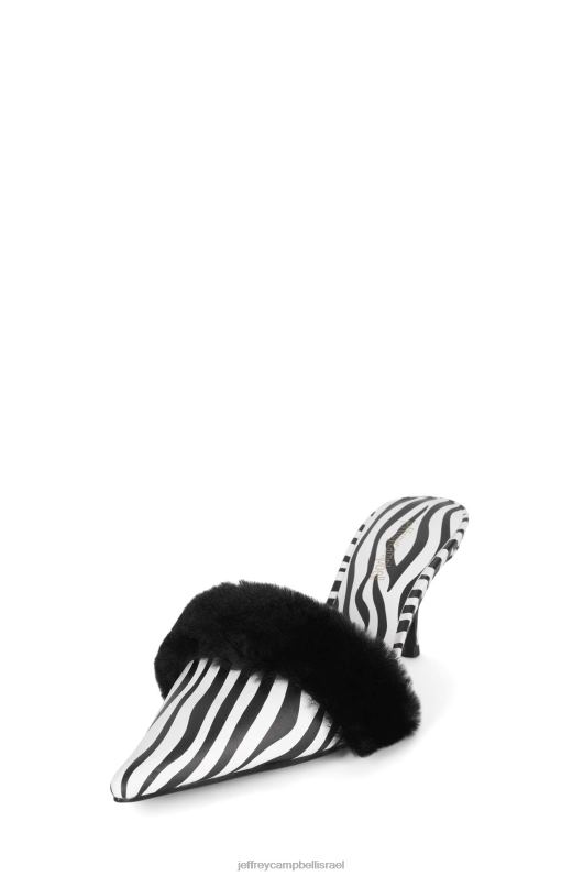 il Jeffrey Campbell טָעִים משאבת עקב נשים זברה שחורה לבנה NN6N61321