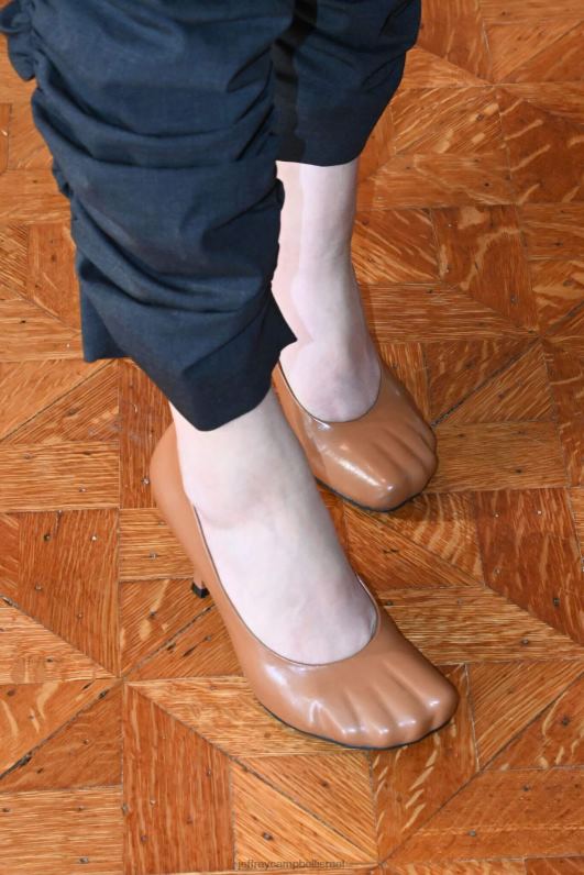 il Jeffrey Campbell להתאים משאבת עקב נשים חום כהה NN6N61331