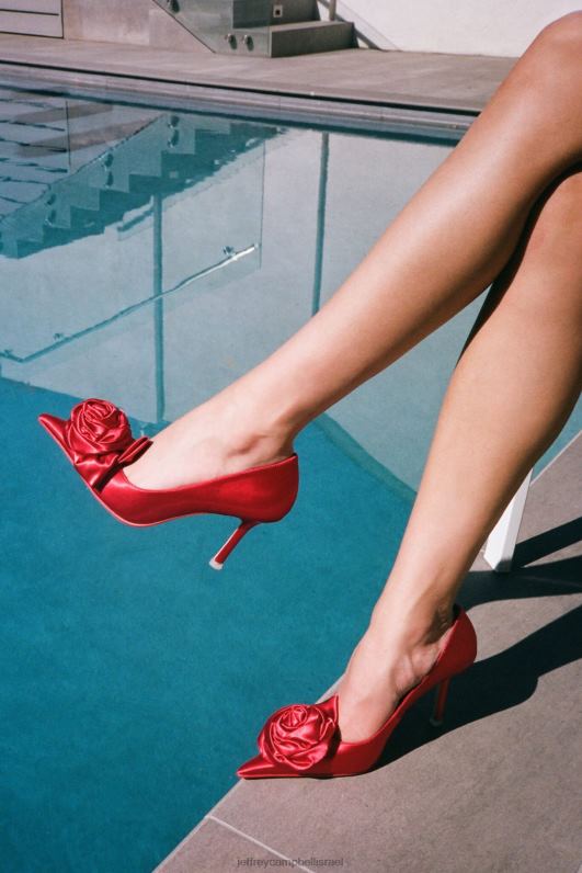 il Jeffrey Campbell לה-פלור משאבת עקב נשים שילוב אדום כחול NN6N61344