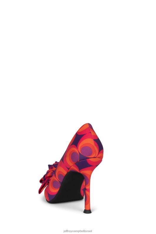 il Jeffrey Campbell לה-פלור משאבת עקב נשים מולטי נייבי אדום NN6N61345