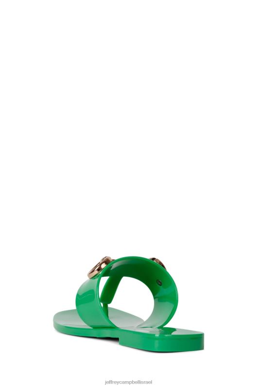 il Jeffrey Campbell קצת סנדלים נשים ירוק מבריק NN6N6137