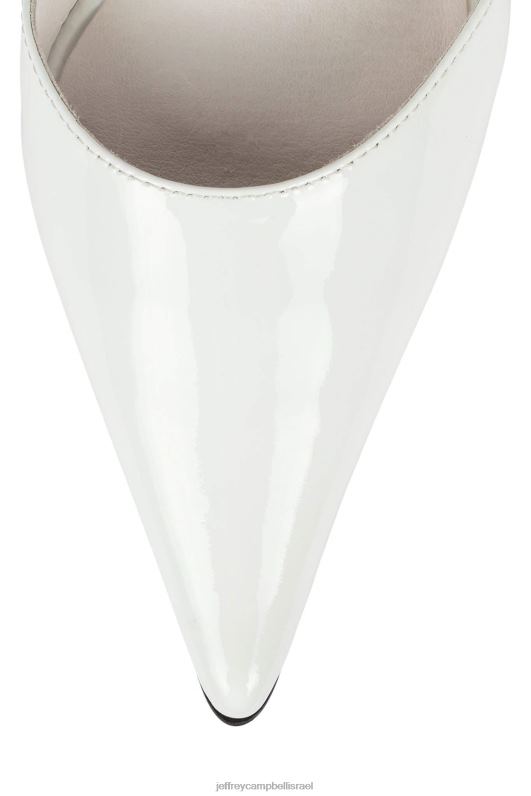 il Jeffrey Campbell לְכַתֵר משאבת עקב נשים זהב פטנט לבן NN6N61381