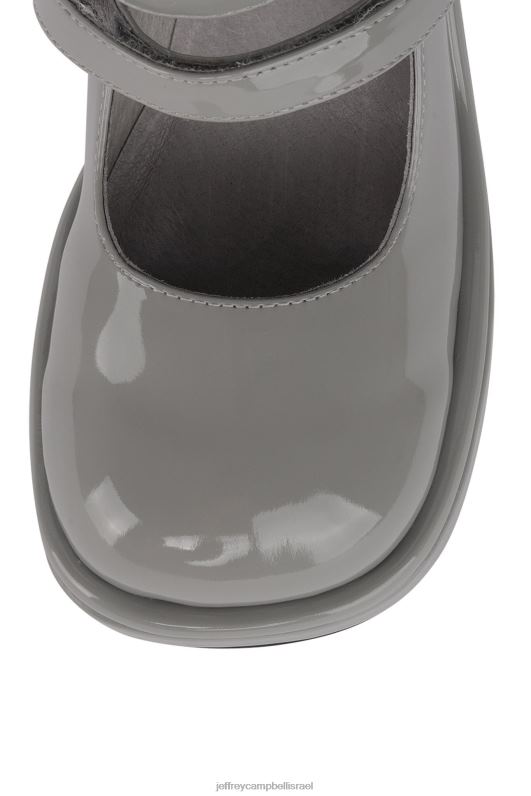 il Jeffrey Campbell ארלון משאבת עקב נשים פטנט אפור NN6N61385