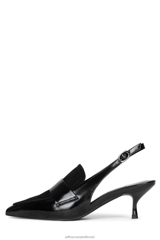 il Jeffrey Campbell סִפְרוּת משאבת עקב נשים משולבת קופסה שחורה NN6N61389
