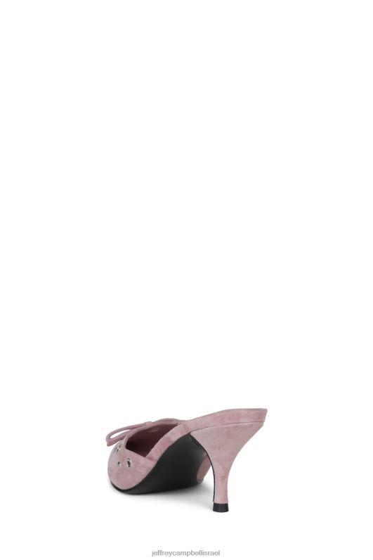 il Jeffrey Campbell חִנָם משאבת עקב נשים תינוק ורוד זמש כסף NN6N61396