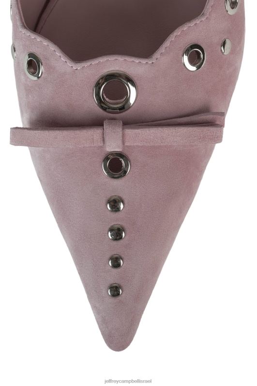 il Jeffrey Campbell חִנָם משאבת עקב נשים תינוק ורוד זמש כסף NN6N61396