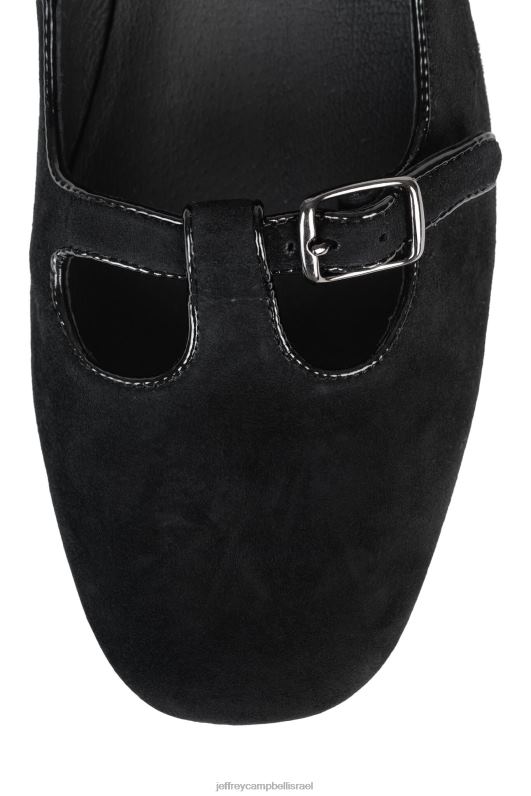 il Jeffrey Campbell מוּסִיקָלִי משאבת עקב נשים זמש שחור NN6N61400