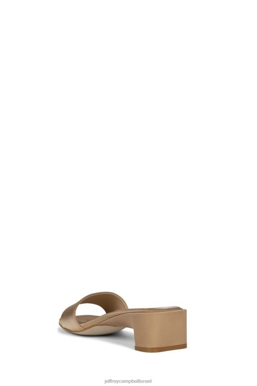 il Jeffrey Campbell תו נמוך סנדל עם עקבים נשים סאטן בז' NN6N61417