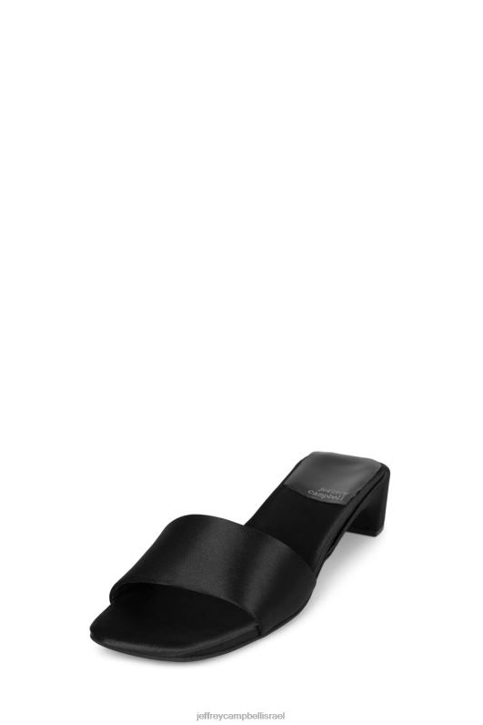 il Jeffrey Campbell תו נמוך סנדל עם עקבים נשים סאטן שחור NN6N61418